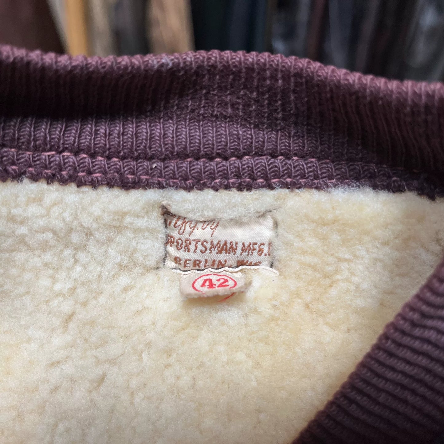 Vintage Leather Shearling Vest