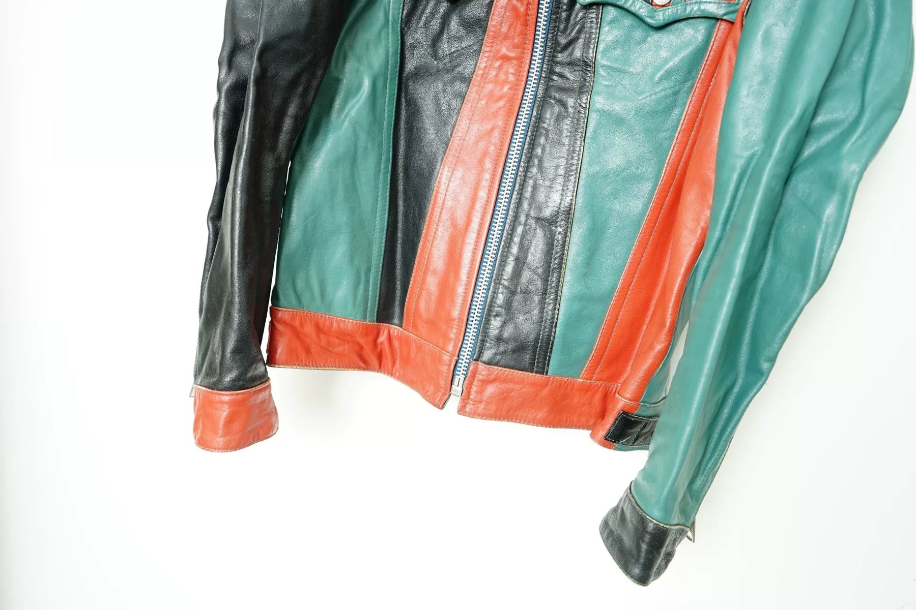 Schott Patchwork Leather Jacket S Size