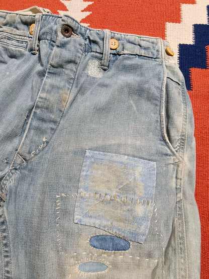 RRL American Vintage Painter Patch Jeans