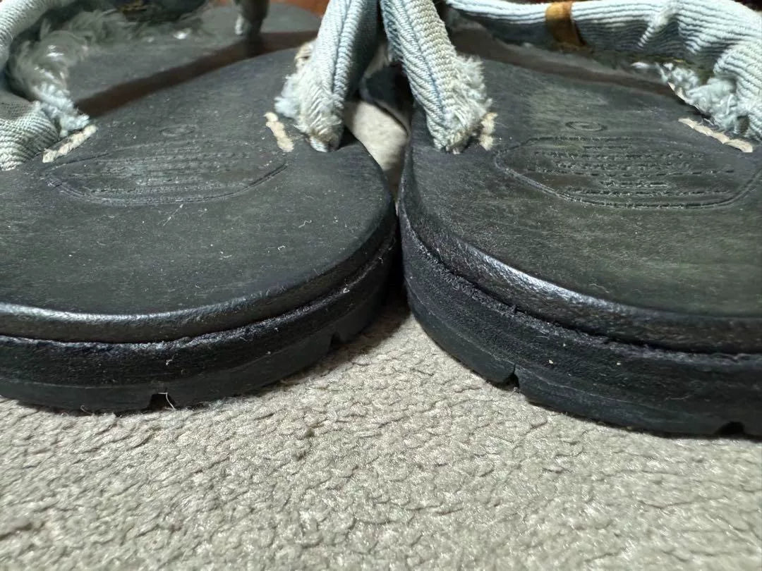 VISVIM Lama Sandal Folk Black