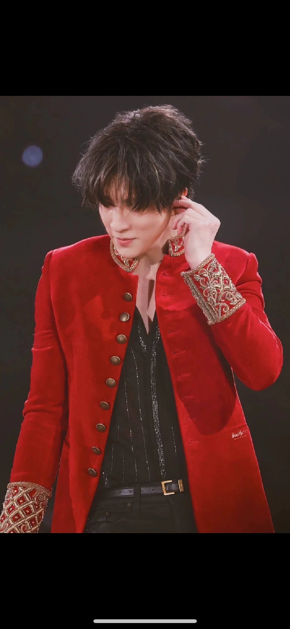 Saint Laurent 2018 Velvet Embroidered Blazer