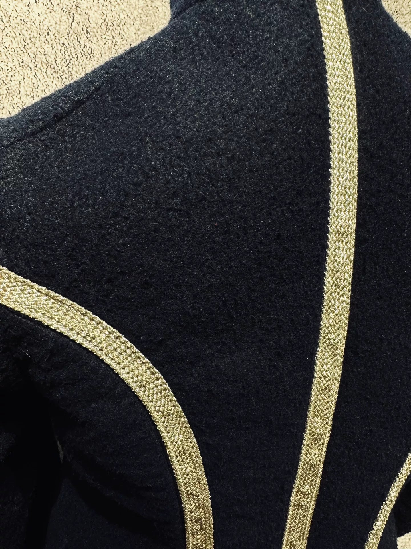 Navy Wool Military Style Jacket