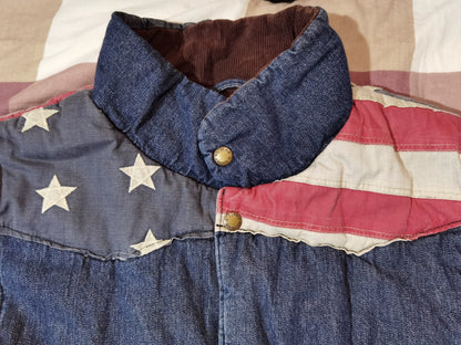 RRL Ralph Lauren Denim Quilted Vest