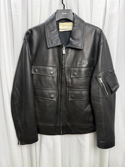 Alyx 20AW Four-Pocket Police Leather Jacket