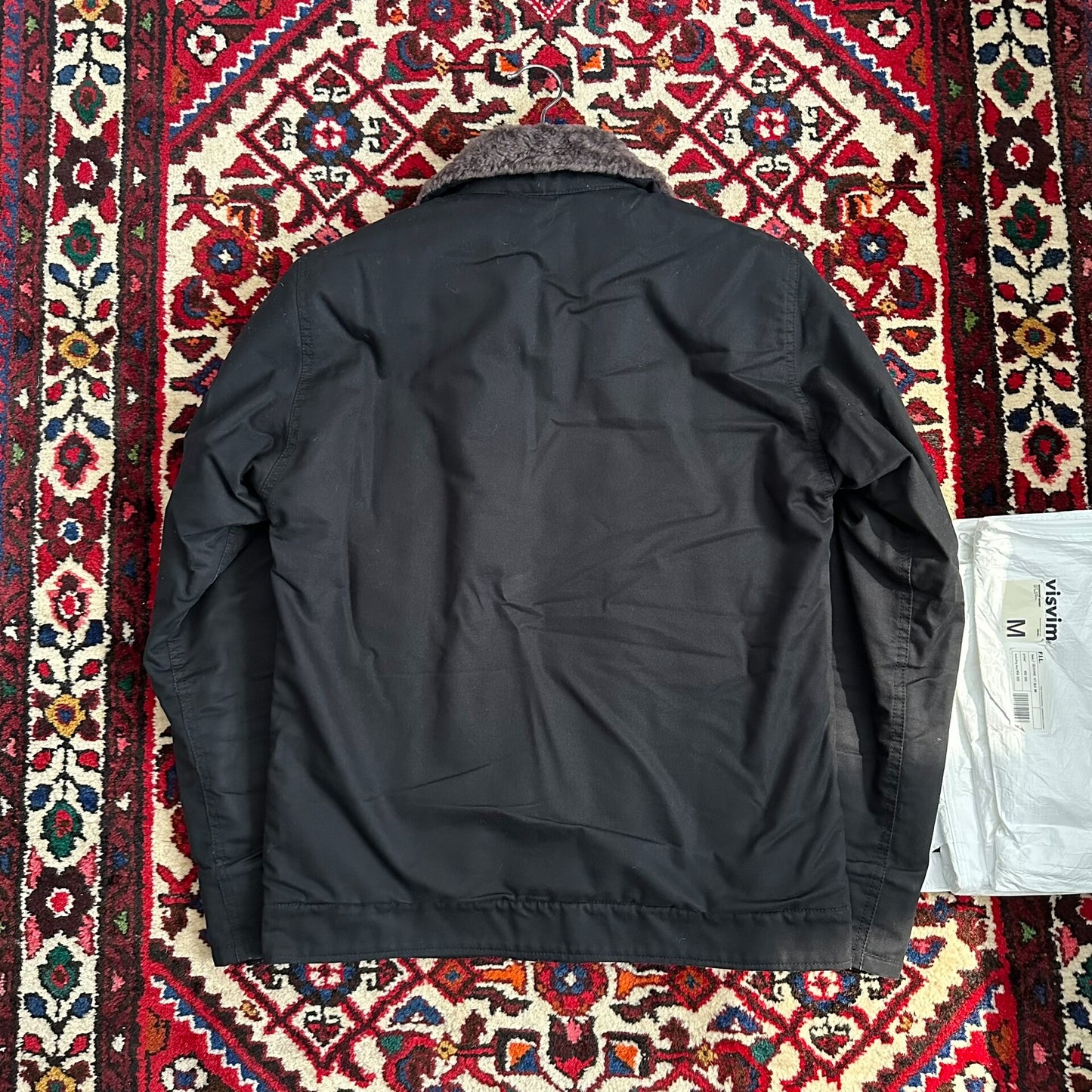 visvim deckhand jacket in black color