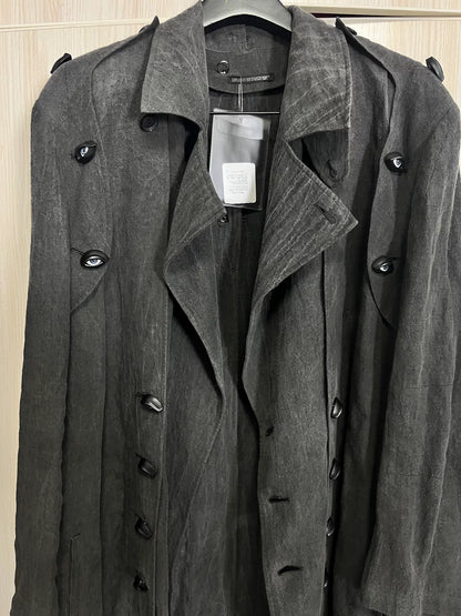 Yohji Yamamoto Deconstructed Eyeball Coat