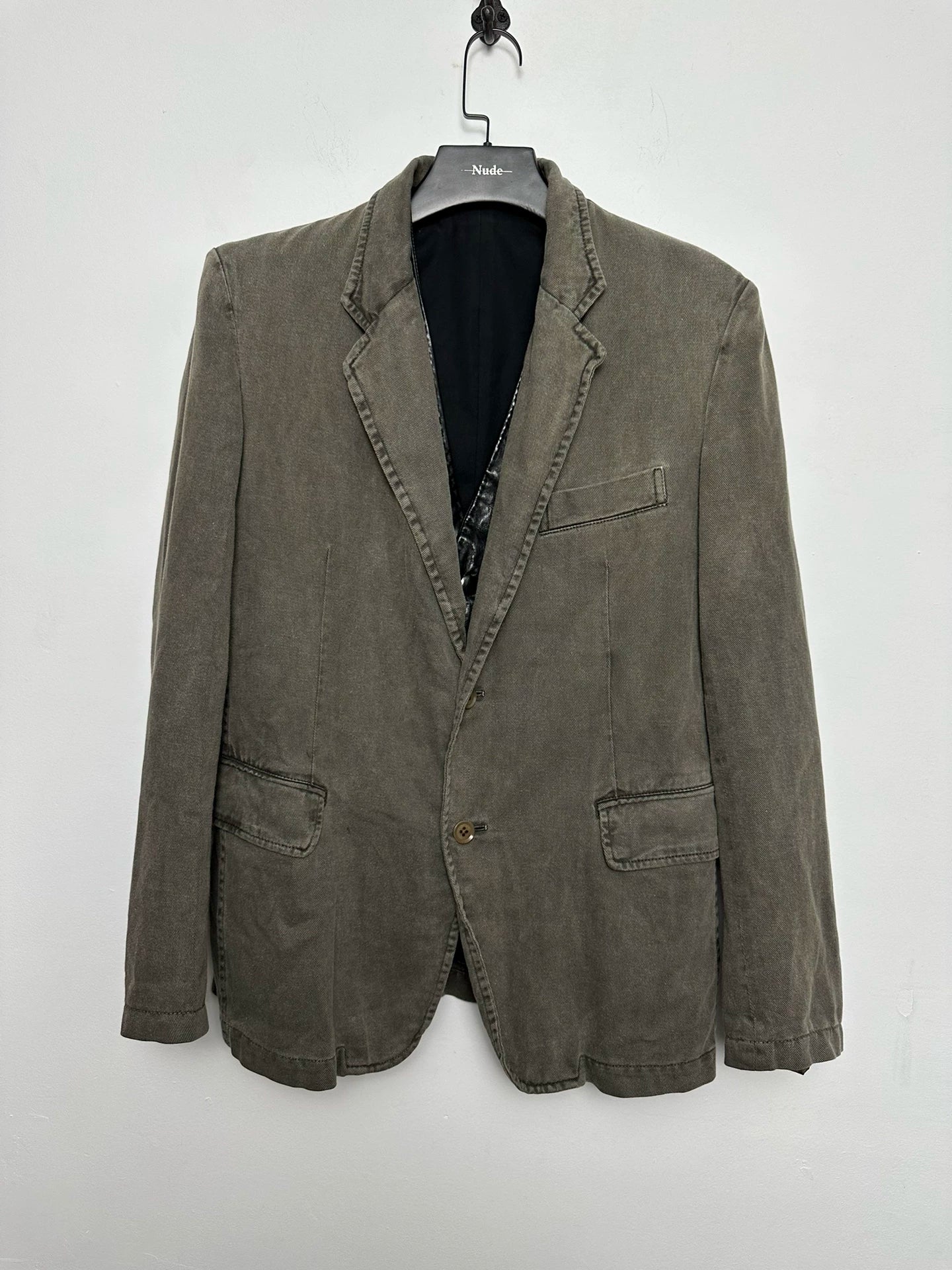 Yohji Yamamoto Pour Homme Dyed Felted Jacket
