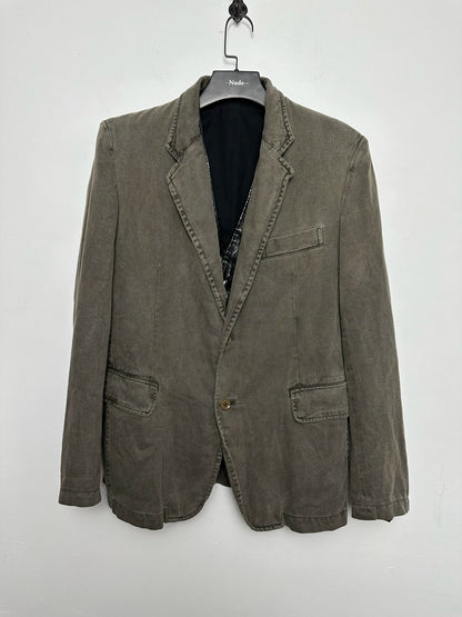 Yohji Yamamoto Pour Homme Dyed Felted Jacket