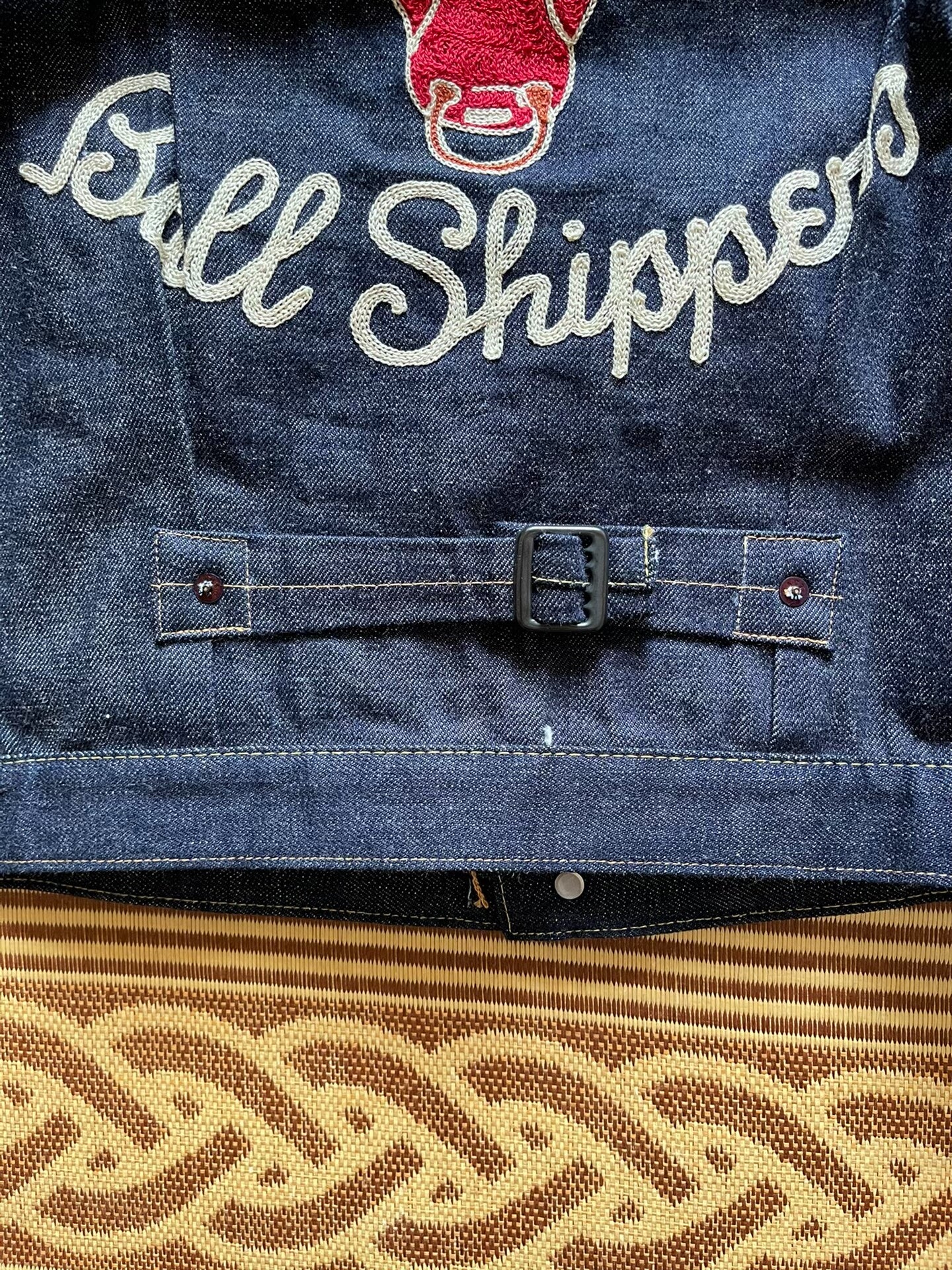 Warehouse 10th Anniversary Embroidered Denim Jacket