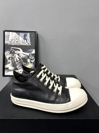 Rick Owens 16SS Men's Black White Low-Top