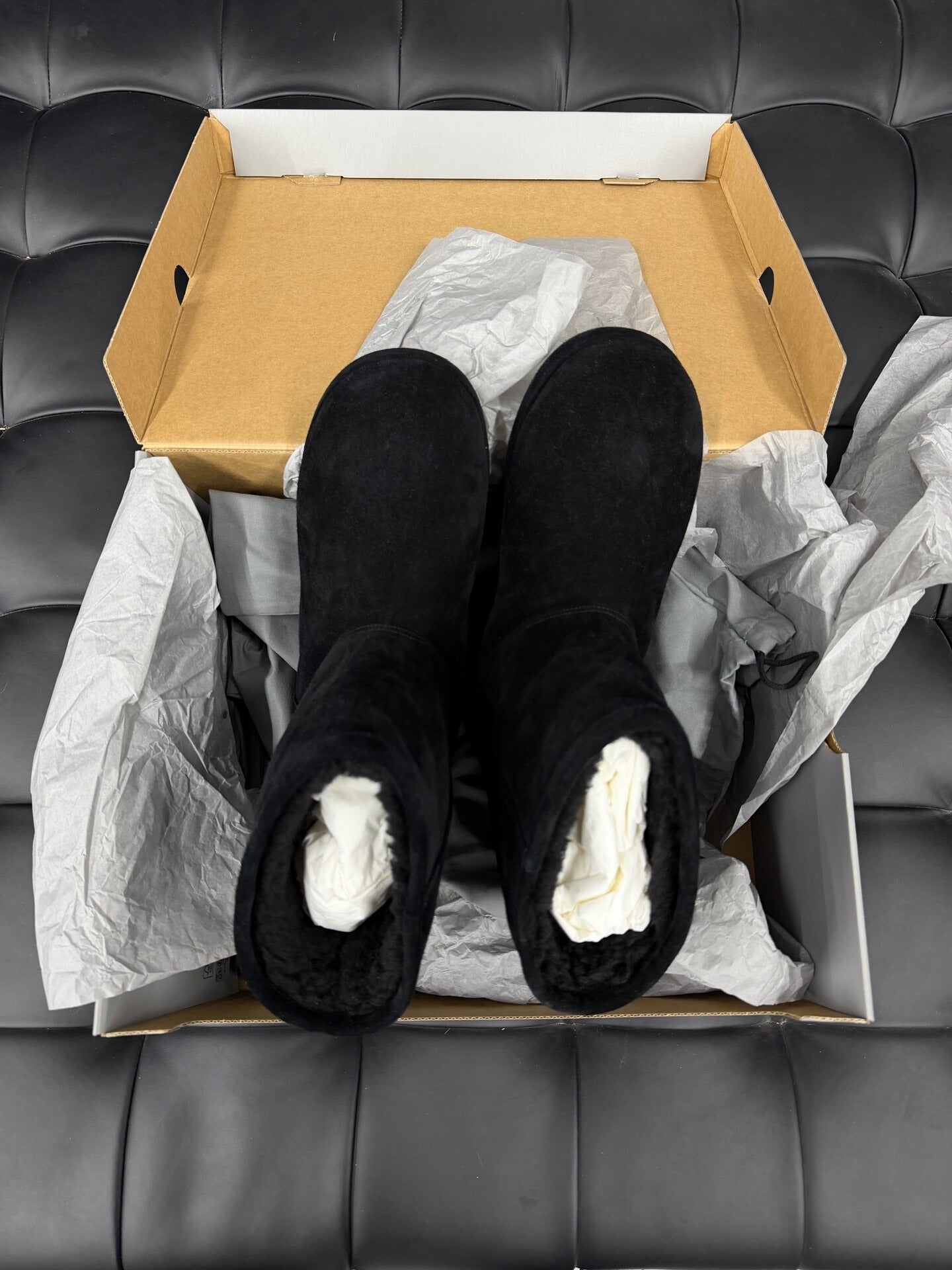 Balenciaga Black Snow Boots Size 42