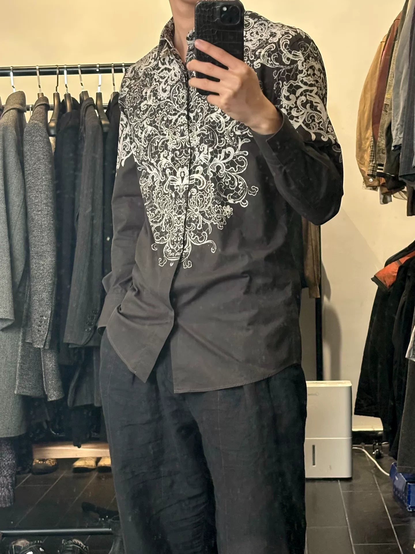 alexander mcqueen 2013 floral shirt