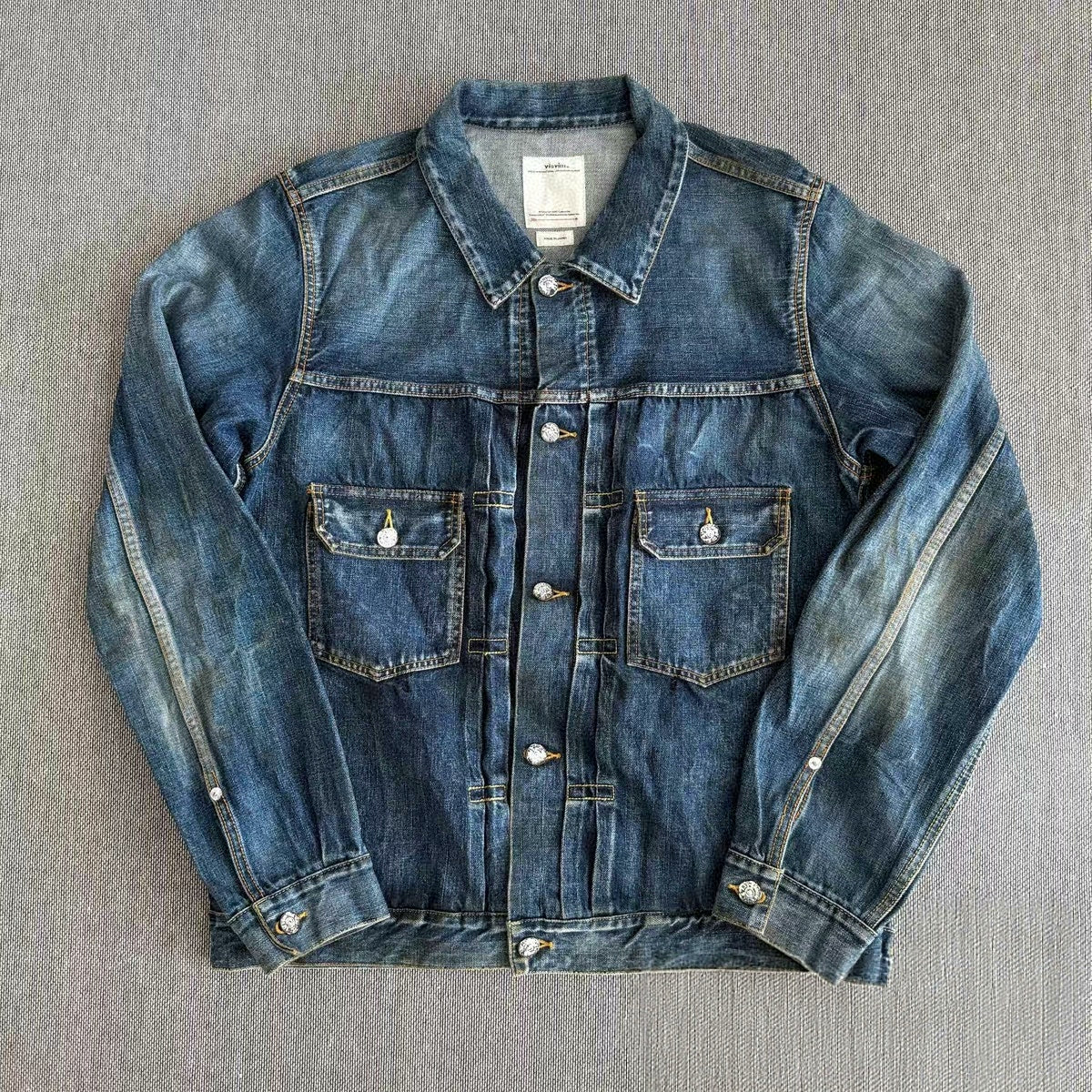 Visvim 101 19aw Dry Dmgd-1000 Denim Jacket