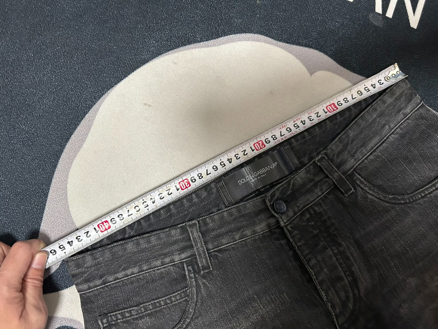 Dolce & Gabbana Distressed Gray Jeans
