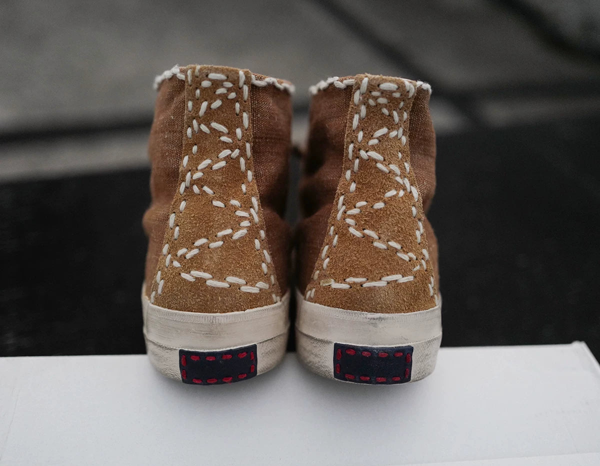 visvim skagway sashiko canvas shoes