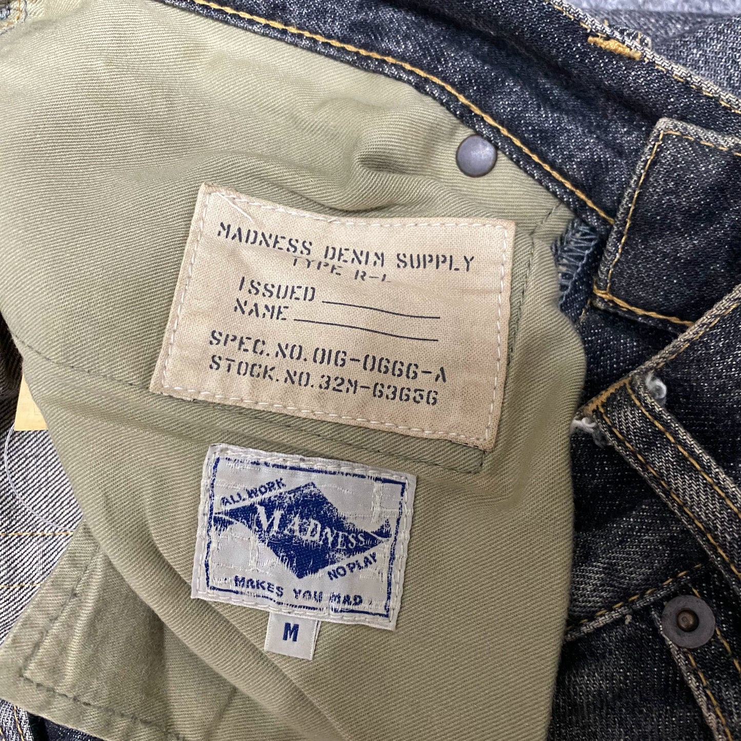 MADNESS 18AW Distressed Cropped Jeans