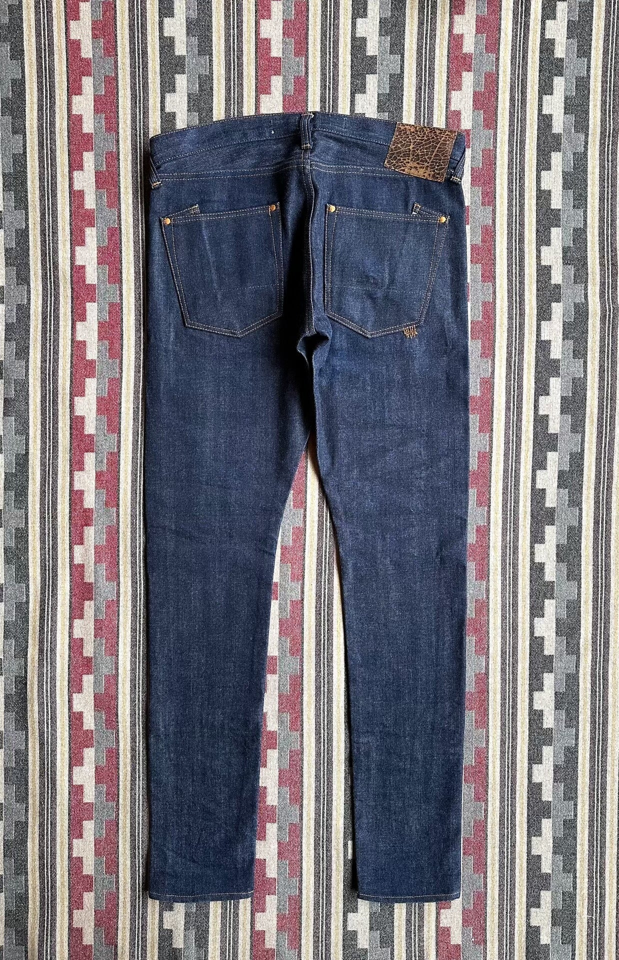 prps noir classic raw denim slim jeans