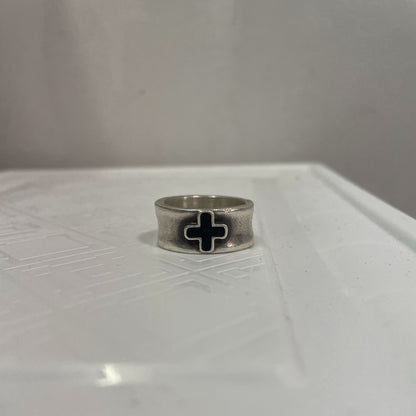 Jean Paul Gaultier Silver Cross Ring