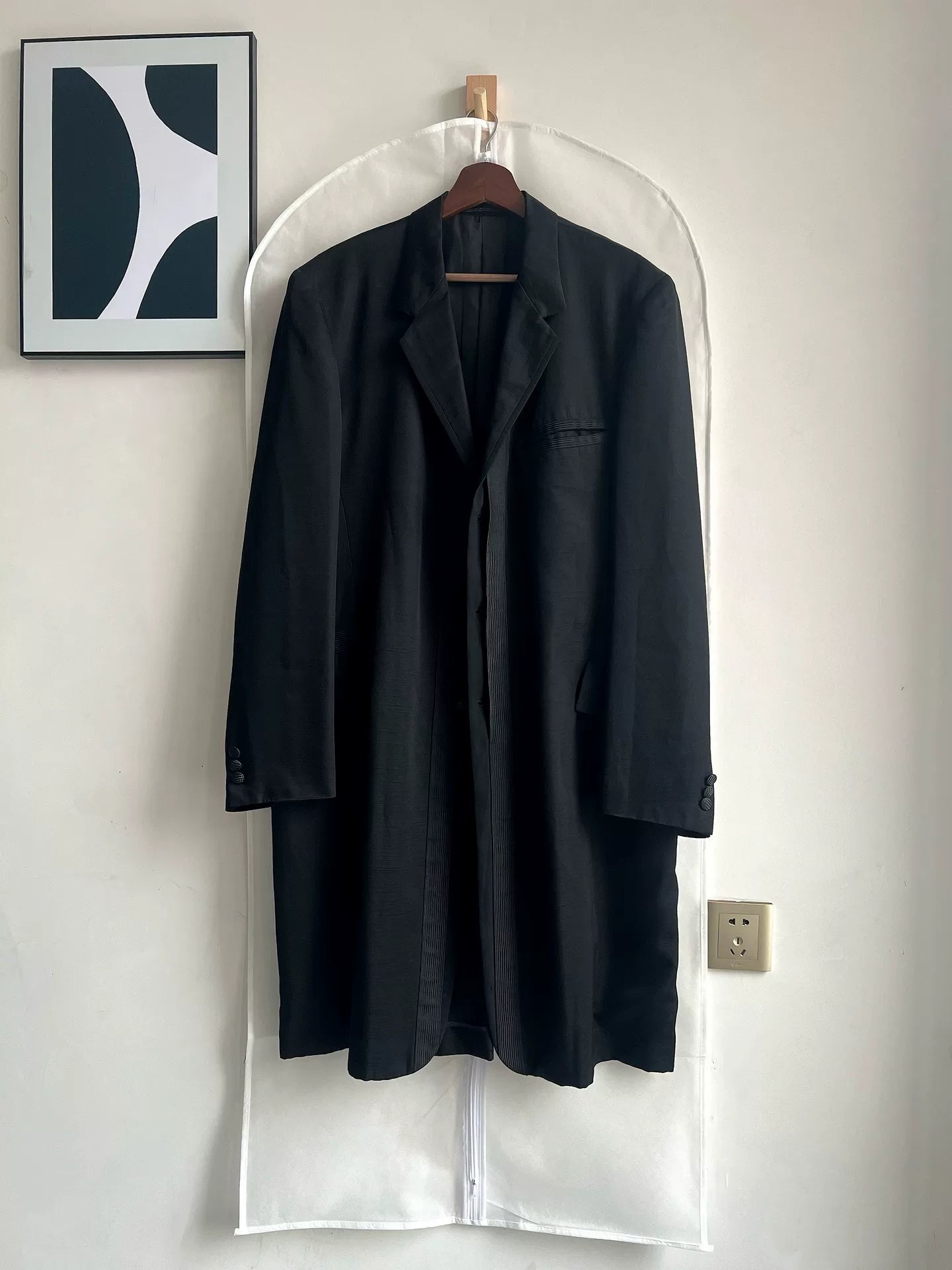Yohji Yamamoto Silk Belted Coat
