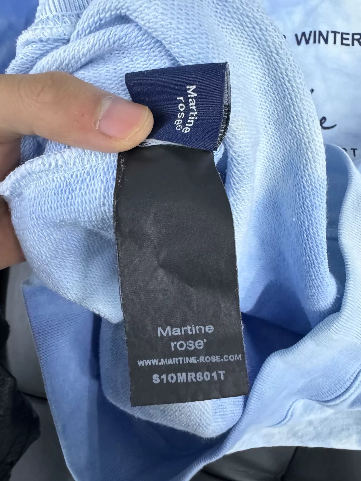 Martine Rose Tie-Dye Crewneck Sweatshirt