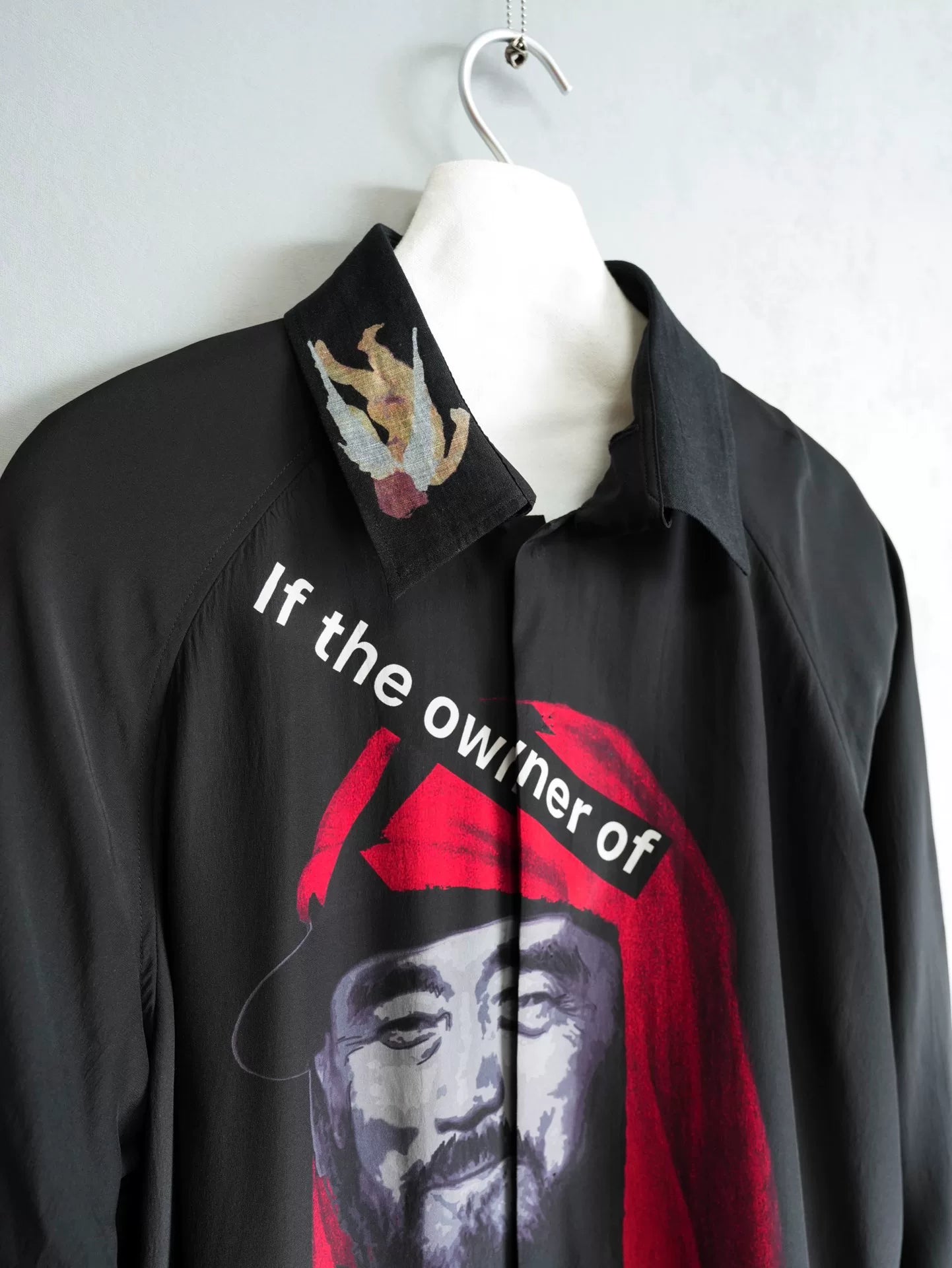 Yohji Yamamoto 24SS Dog & Man Silk Shirt