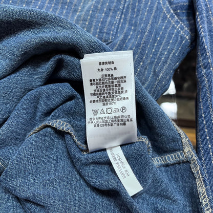 RRL Western Stripe Indigo Dyed Shirt