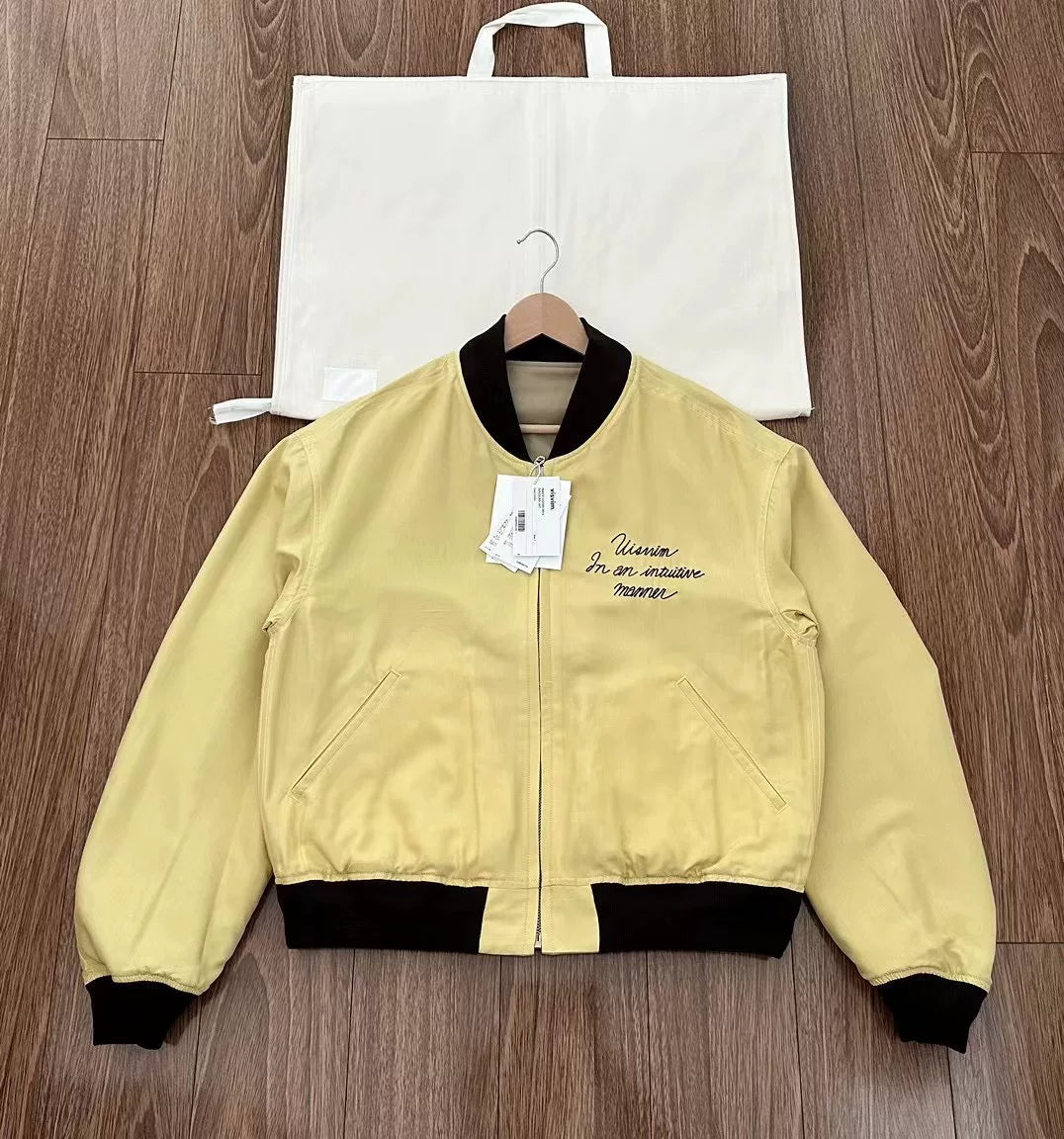 visvim douglas jacket beige wool blend
