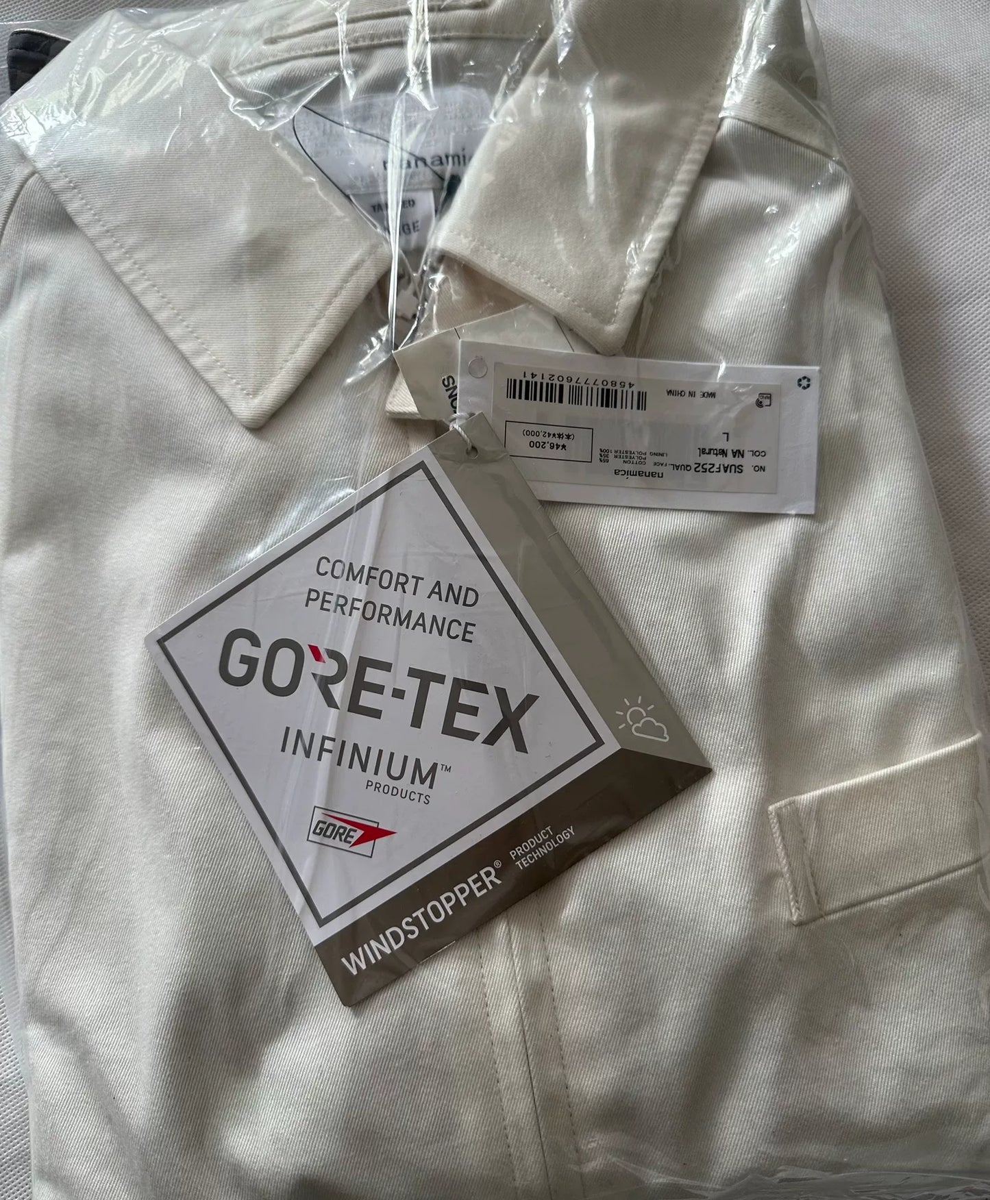 nanamica GORE-TEX INFINIUM Chino Crew Jacket