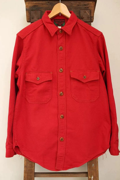 red heavy work shirt from freewheelers