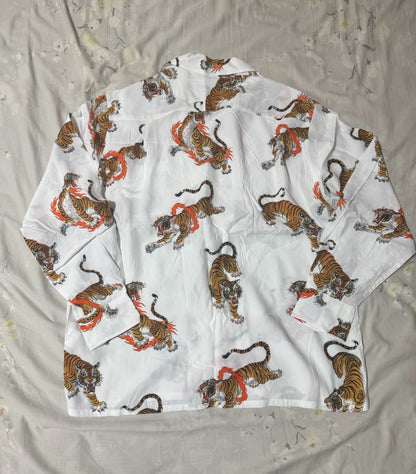 Wacko Maria x Tim Lehi Flame Tiger Shirt