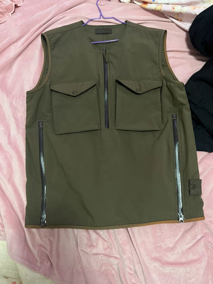 Stone Island Ghost Army Green Vest