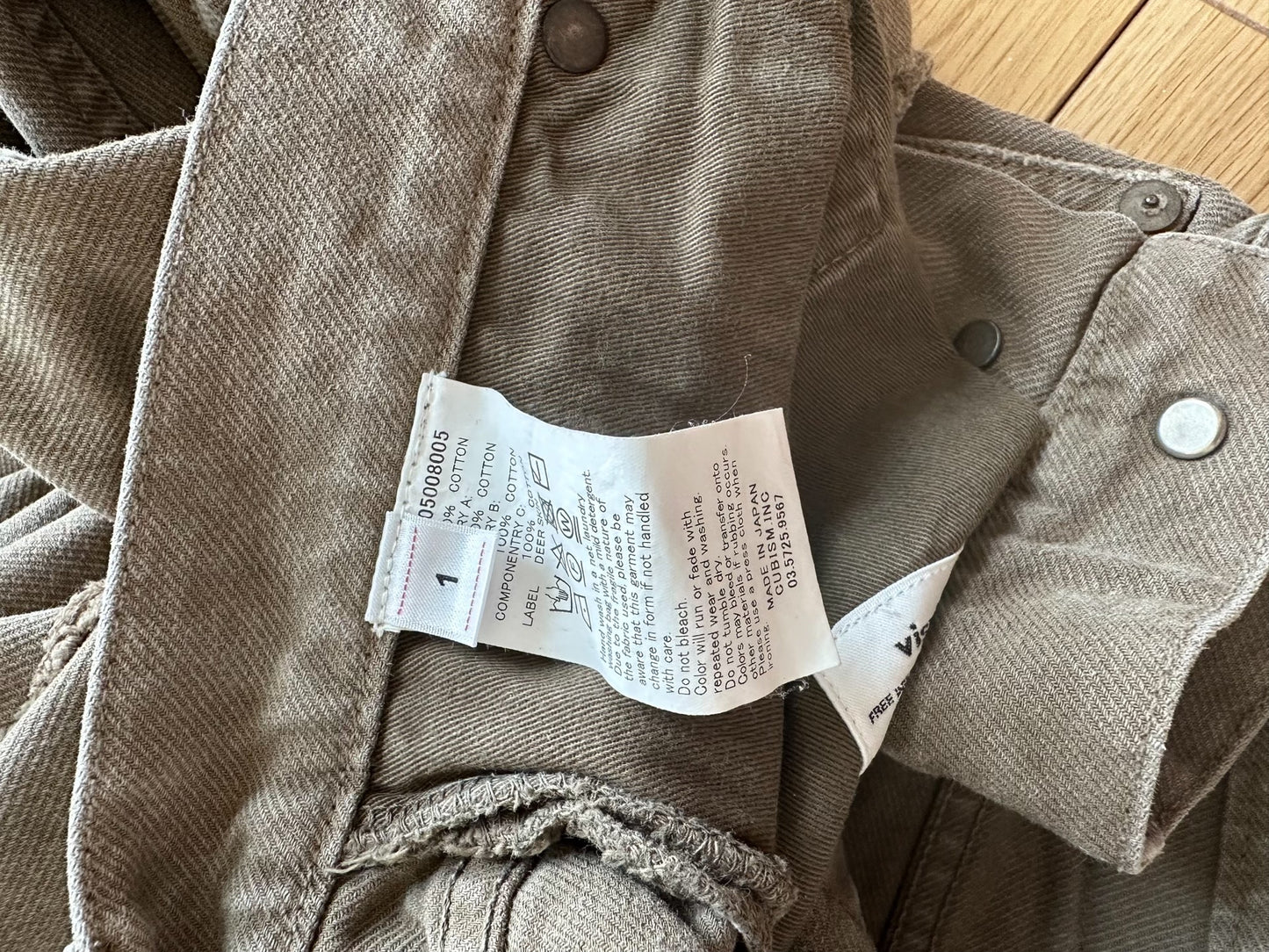 Visvim Fluxus 10 Serge Crash
