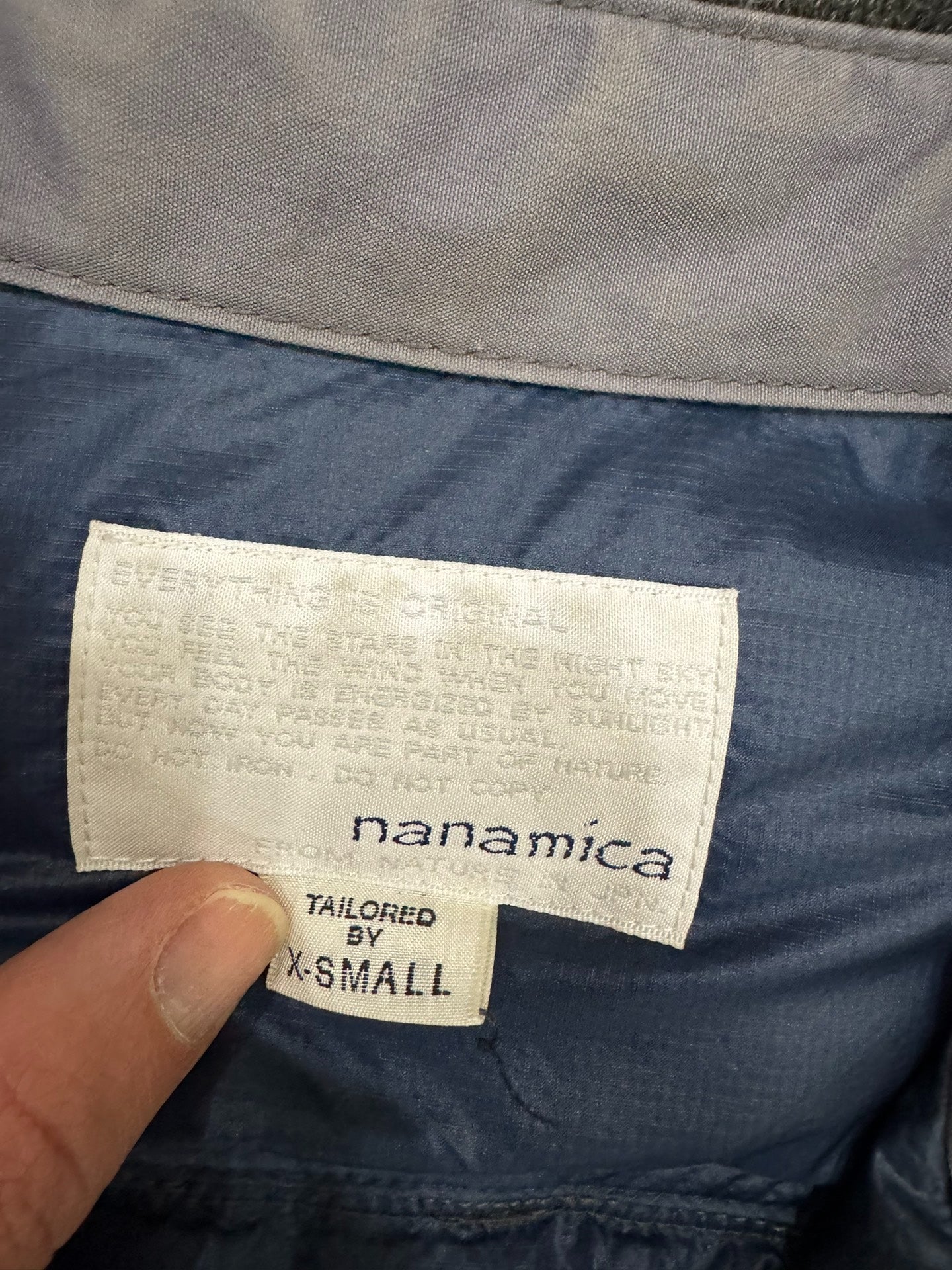 nanamica down shirt cruiser