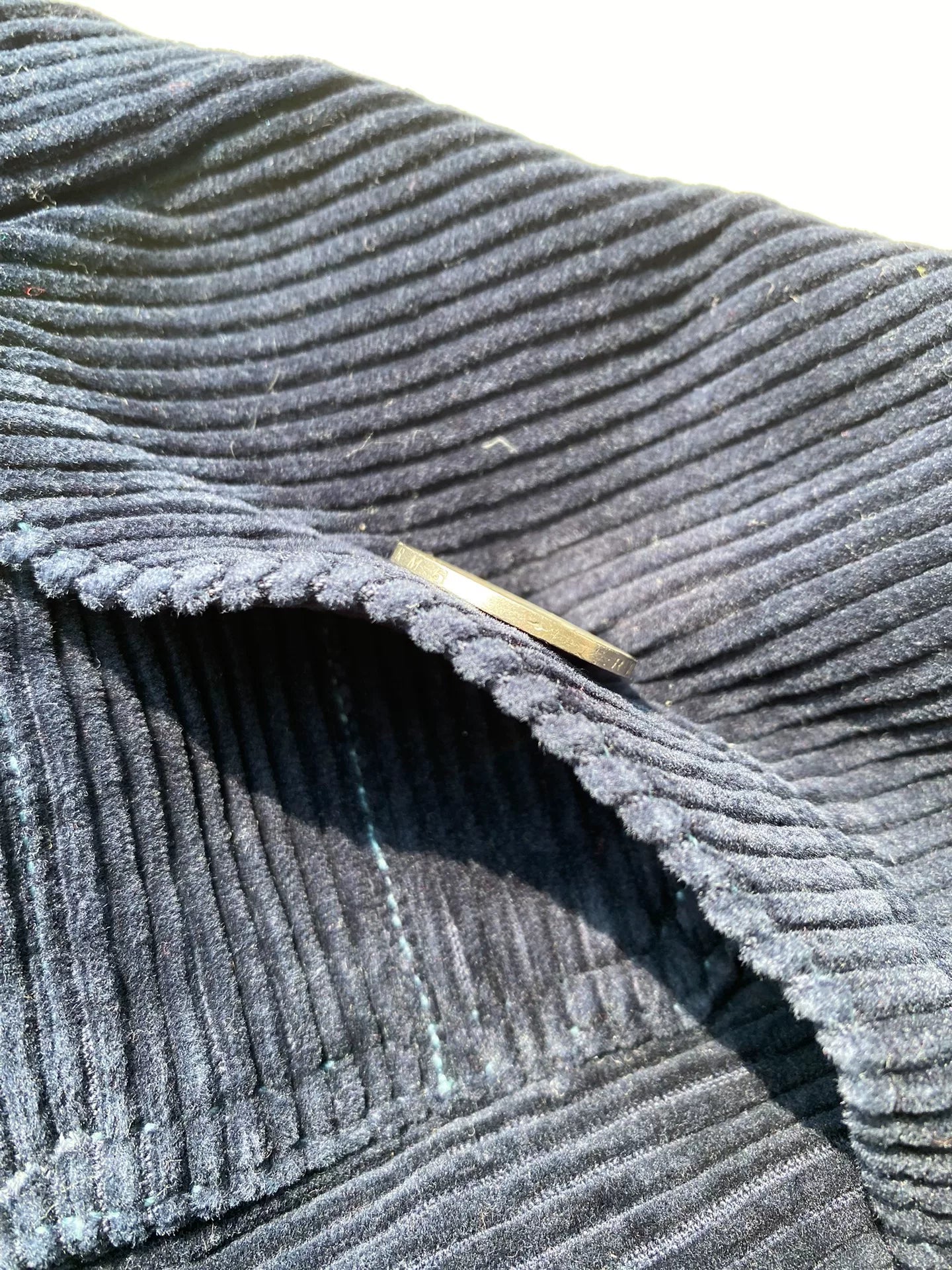 Freewheelers Blue Corduroy Longshoreman Trousers