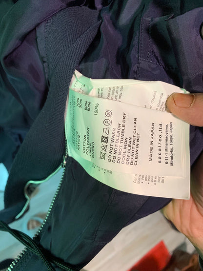 sacai drwoo collaboration jacket size 2