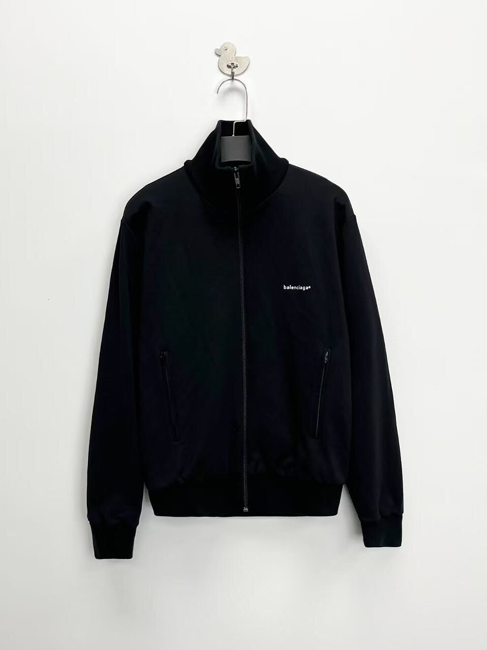 balenciaga black logo casual jacket size 36