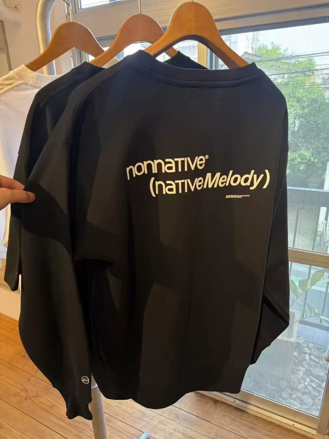 frgmt × nonnative black sweatshirt