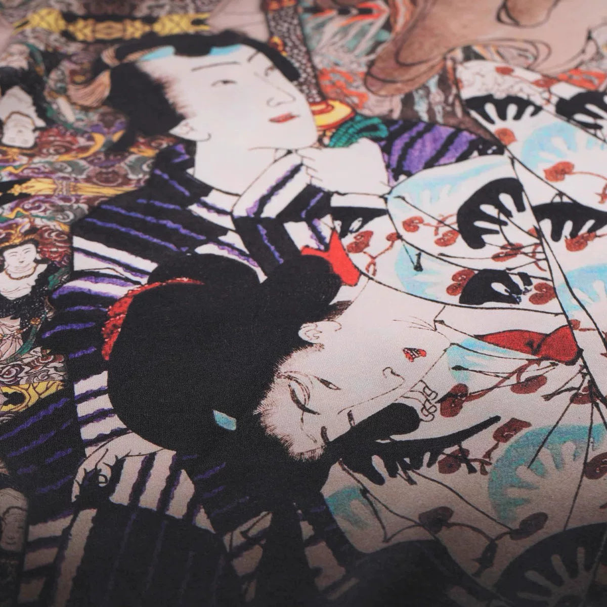 SUN SURF x Tsukioka Yoshitoshi Rayon Hawaiian Shirt