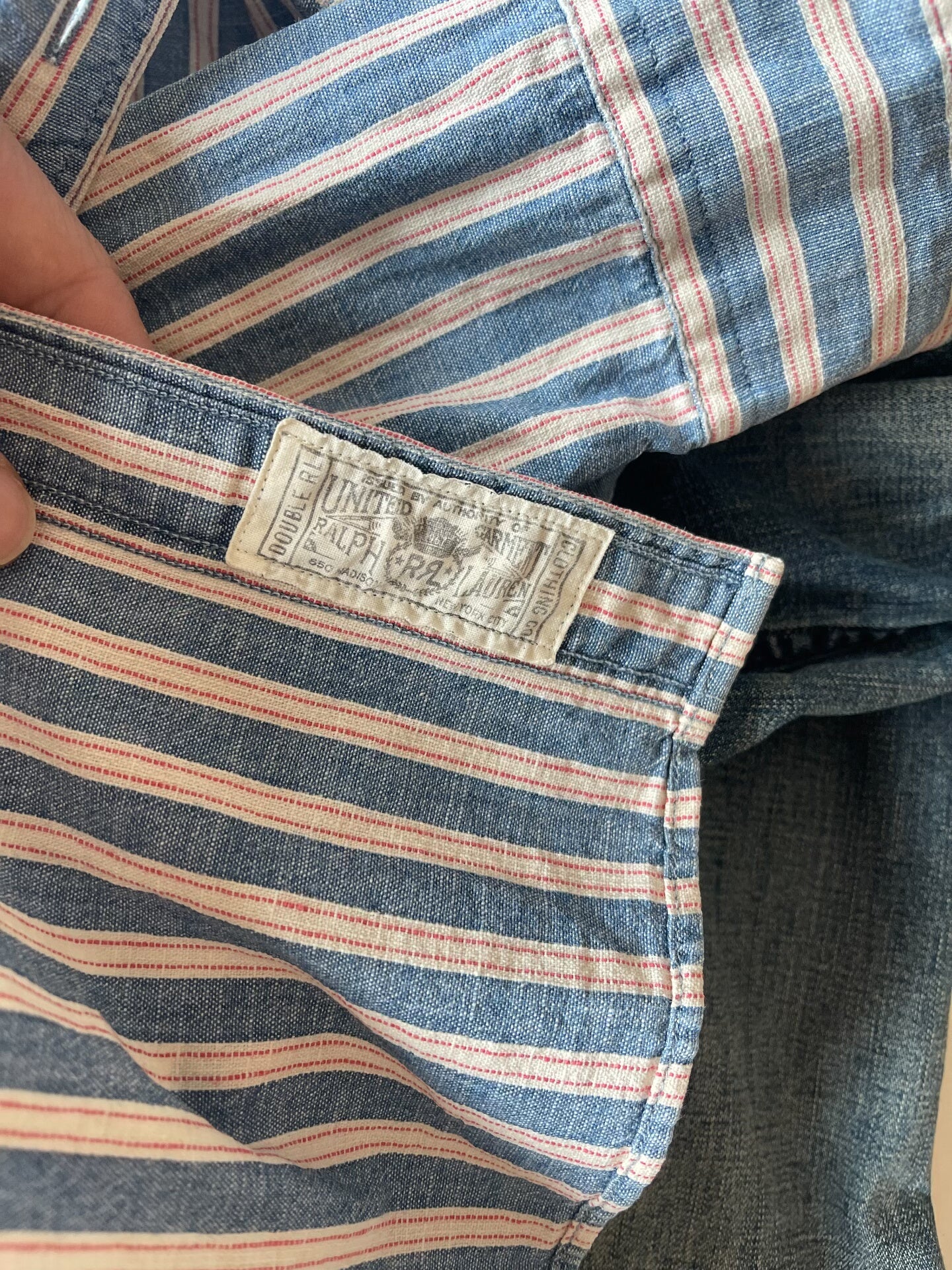 RRL Double RL Western Stripe Shirt