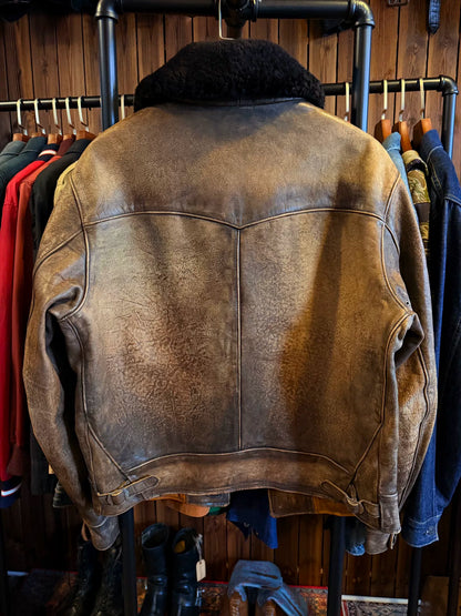 RRL Farmer Leather Jacket