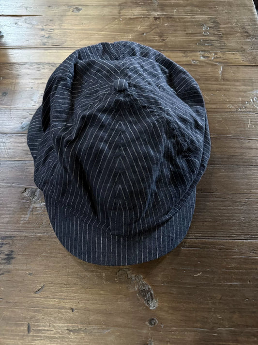 RRL Striped Newsboy Cap