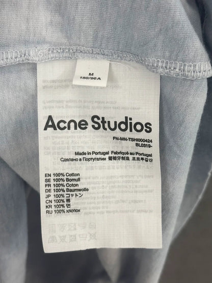 acne studios 1996 blue tie-dye t-shirt
