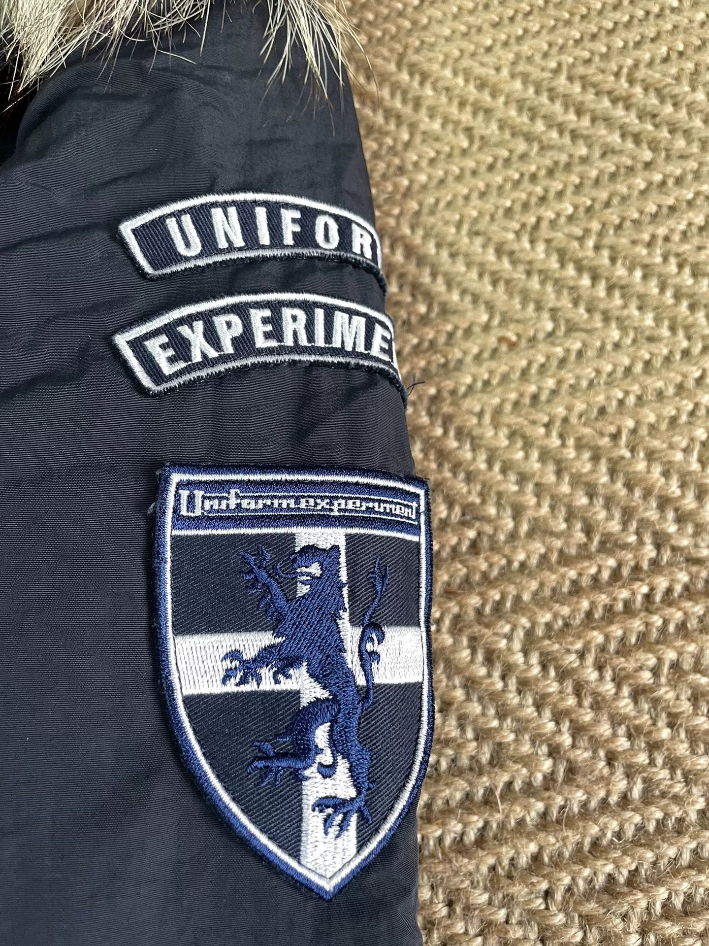 Padded Mods Coat with Fur Collar