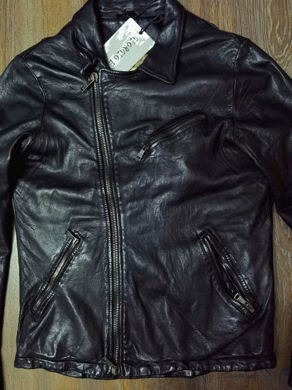 Giorgio Brato Men's Motorcycle Leather Jacket