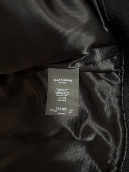Saint Laurent 15FW Leopard Print Bomber Jacket