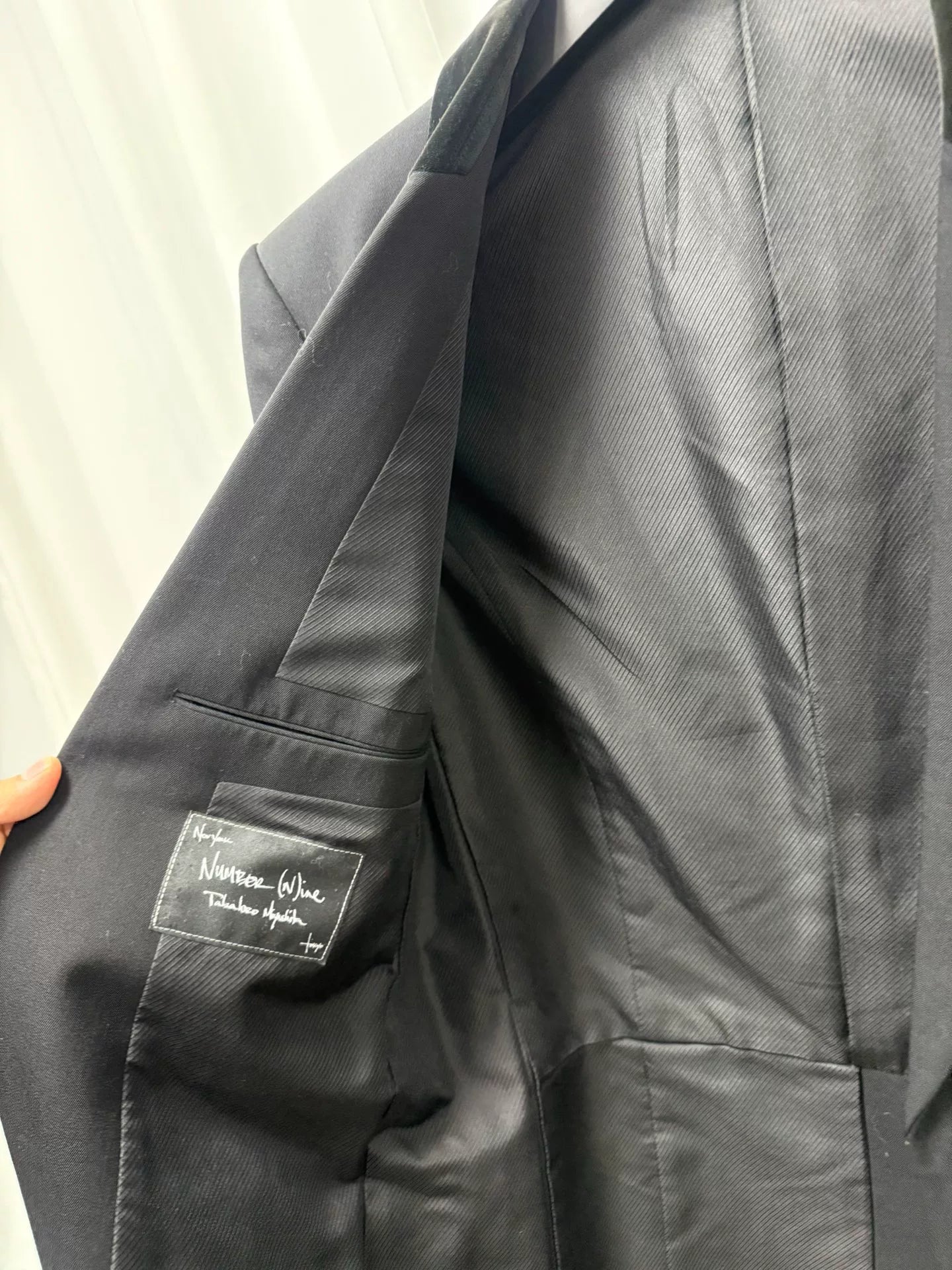 Number Nine Velvet Handwoven Coat