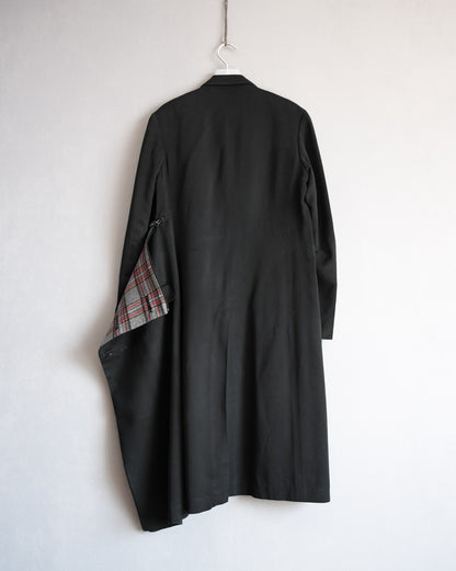 Yohji Yamamoto Plaid Coat