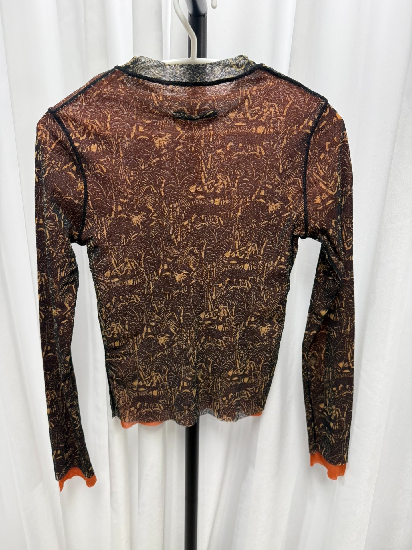 Jean Paul Gaultier Mesh Double Layer Top