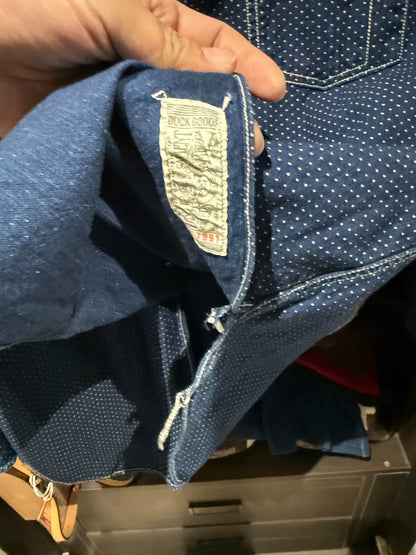 Freewheelers Conductor Work Shirt in Blue