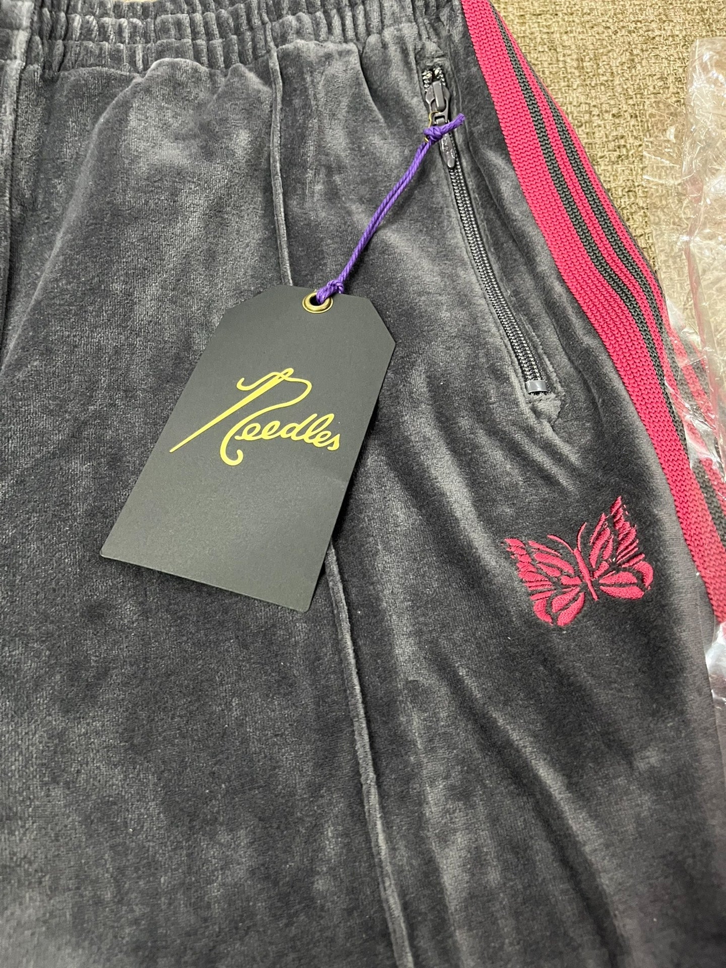 Needles Narrow 23SS Velvet Pants